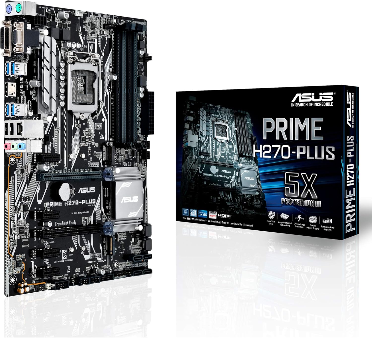 PLUS H270 PRIME ASUS Mãe Placa 16gbメモリ 7700 i7 H270M-PLUS ASUS - Builder PC | Imperdível Preço マザーボード